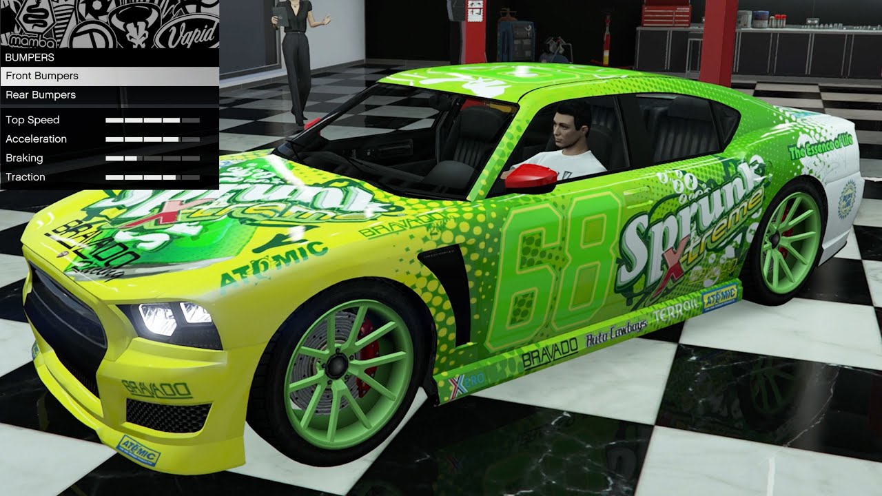 GTA 5 &mdash; Кастомизация транспорта из прошлых DLC &mdash; Bravado Sprunk Buffalo (Dodge Charger)