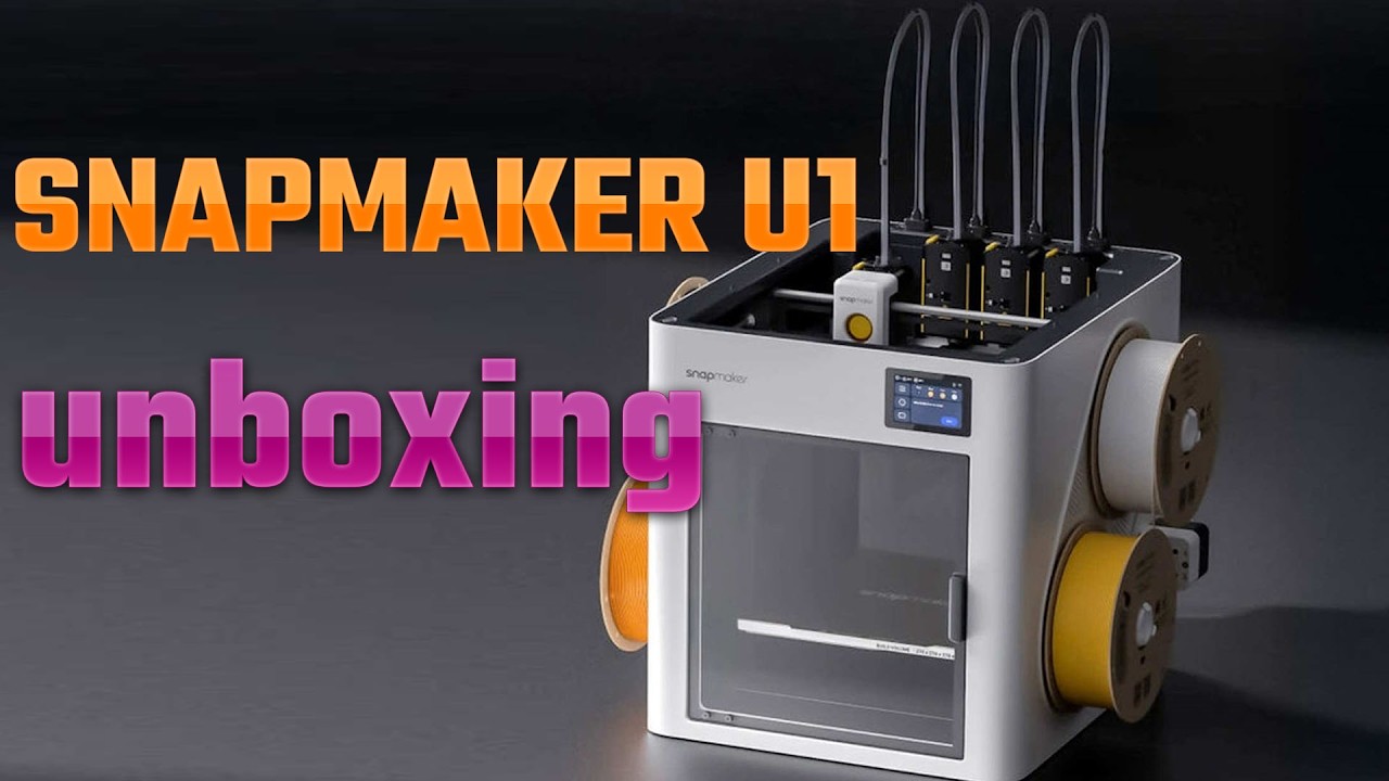 Snapmaker U1 - Unboxing y Montaje