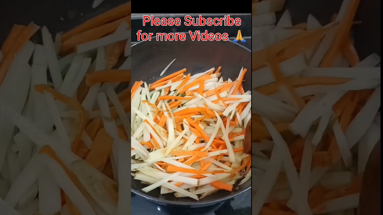 Aaloo Gajar Bhaja | Aloo Gajar Fry | Potato Carrot Fry | Aalu Bhaja | Gajara bhaja