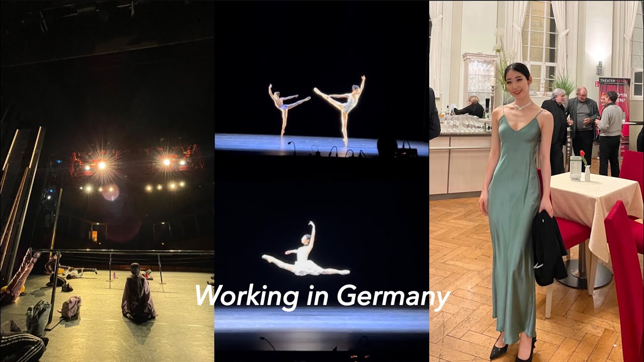 (eng)발레리나 브이로그 Vlog🇩🇪 발레단 일상🩰,프리미에르 파티, 안무가전, 출장_4월의 이야기