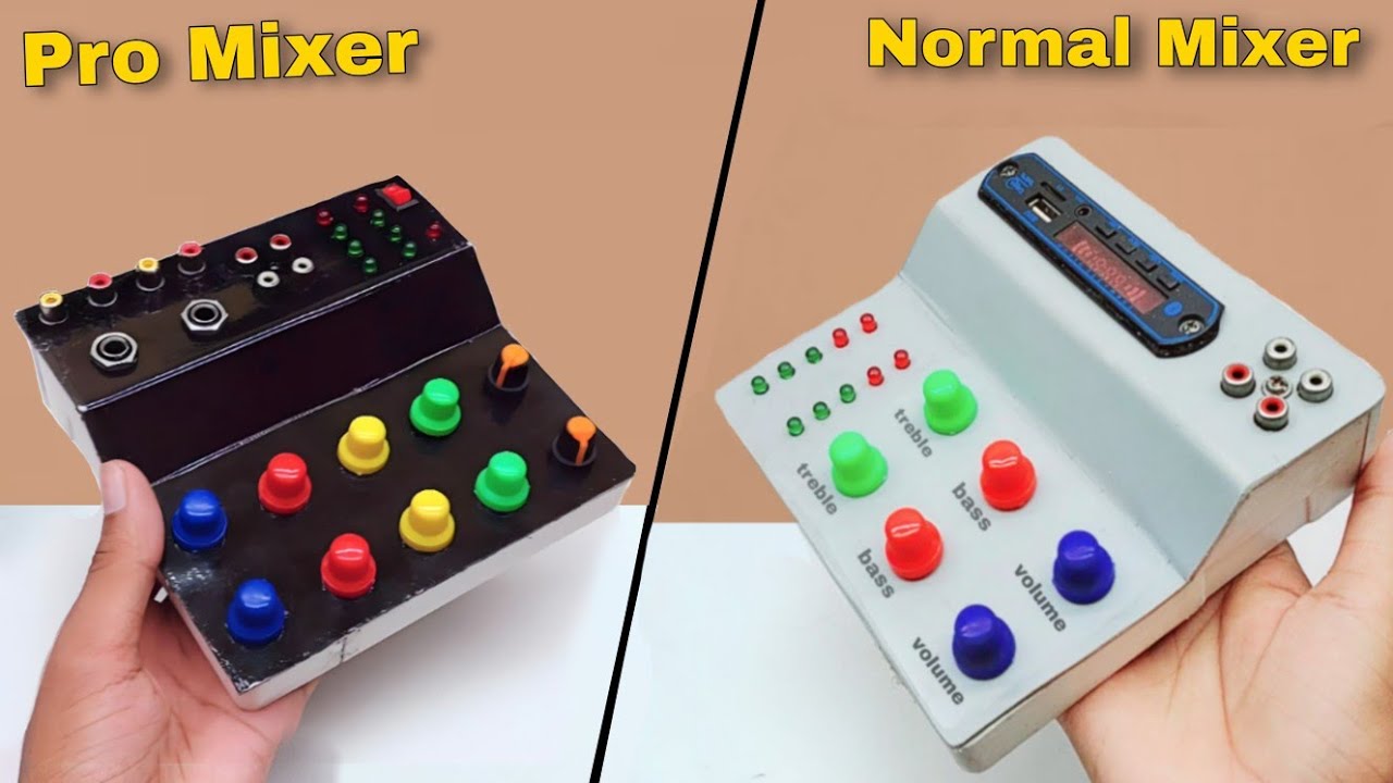 DJ MIXER || घर पर बनाओं ये डी जे मिक्सर || Top 2 DJ Mixer || mini dj mixer