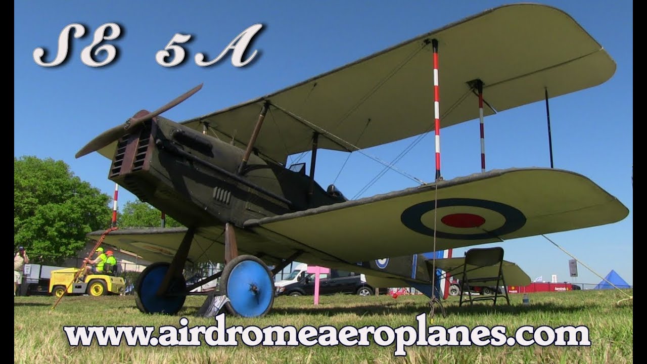 SE 5A, Airdrome Aeroplanes SE5A WWI replica fighter experimental aircraft kit