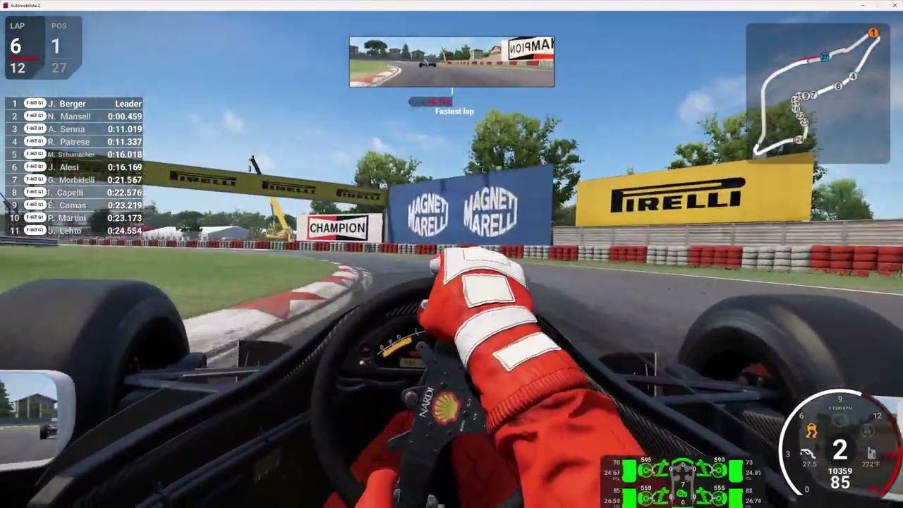Automobilista 2 1992 Formula One World Championship Round 4. San Marino Grand Prix.
