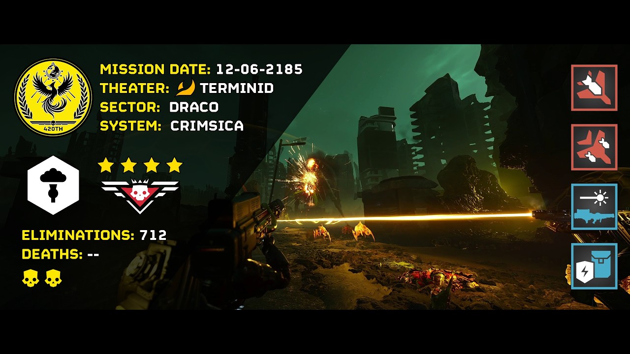 [Helldivers Mission Log] 12.06.2185 - Terminid - Crimsica [420th - Angel's Vengeance Unit]