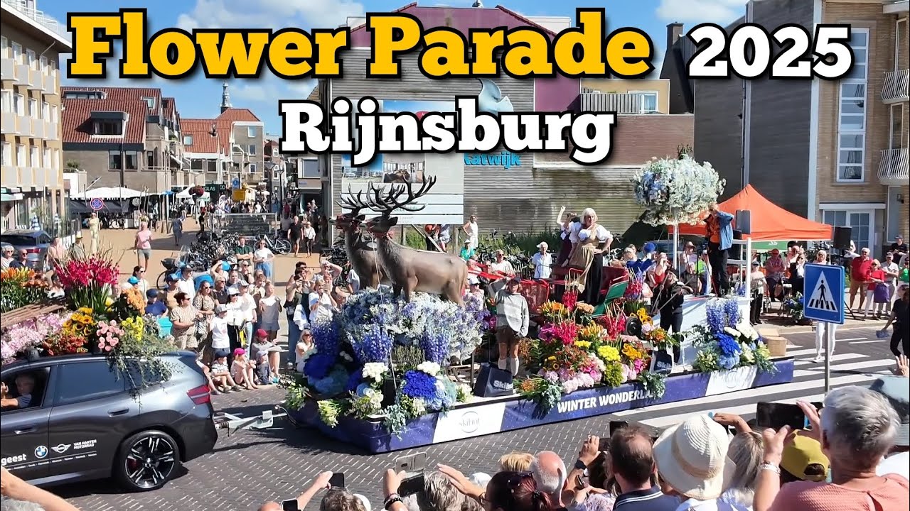 Flower Parade Rijnsburg (Katwijk) 2025 🌷 Amazing Dutch Blomencorso | Full Highlights