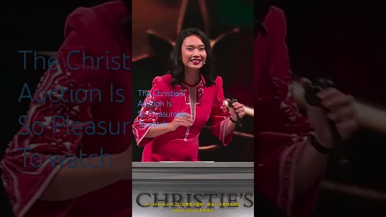 Аукцион Christie's и его прекрасный аукционист #christies #auction