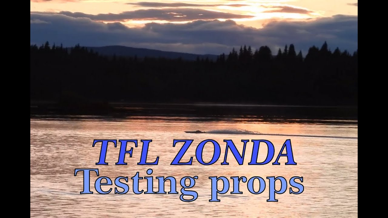 TFL Zonda Catamaran 6S Lipo, Testing Props: 4519