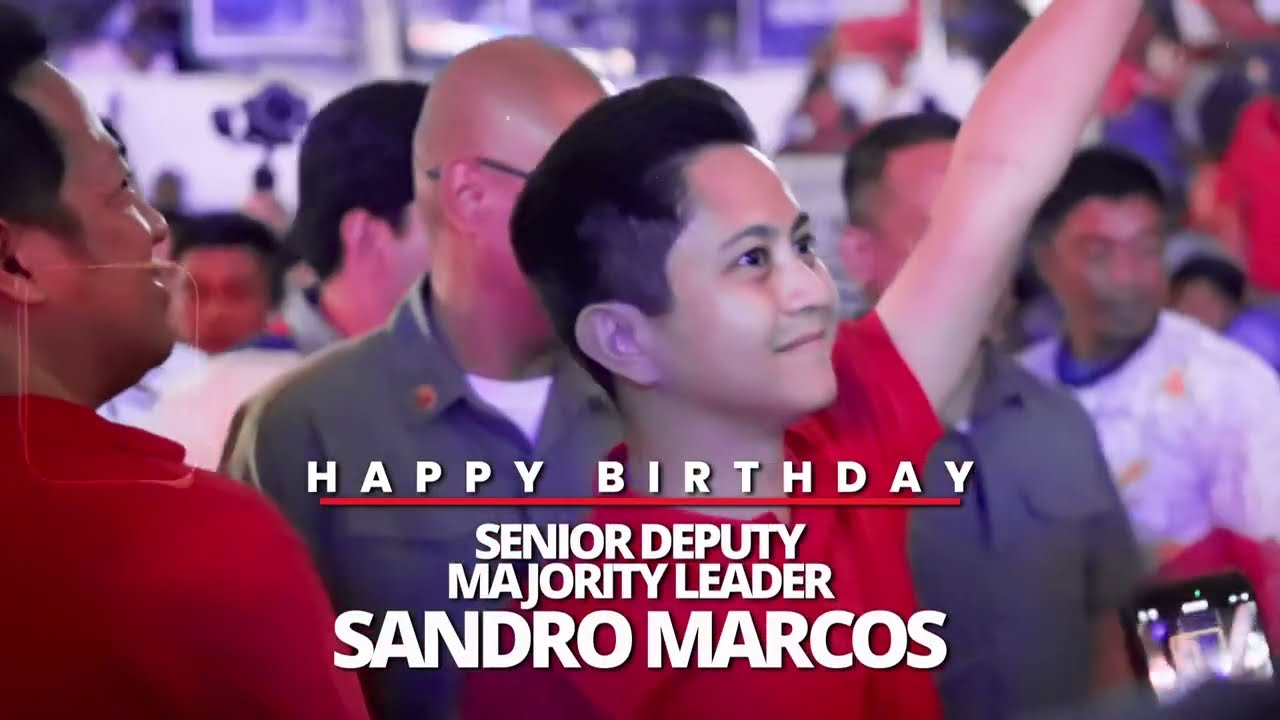 Happy Birthday, Senior Deputy Majority Leader Sandro Marcos!