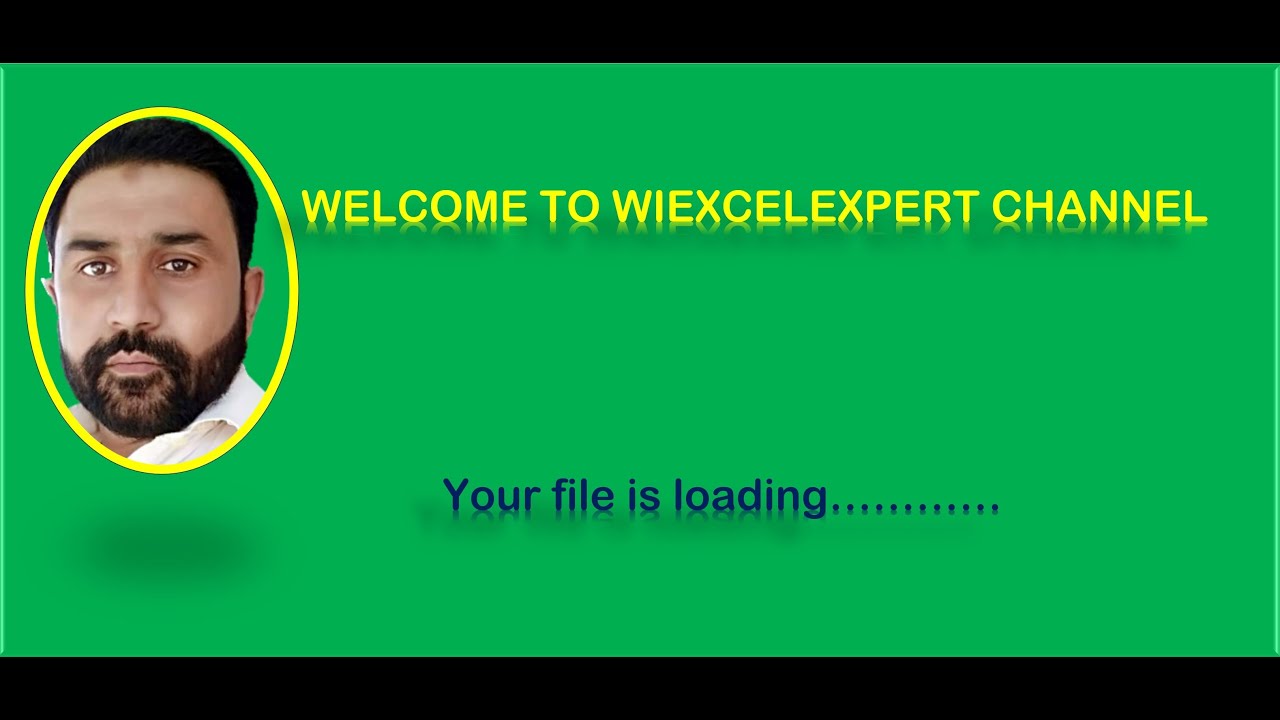 How to Create Welcome Screen in Excel VBA