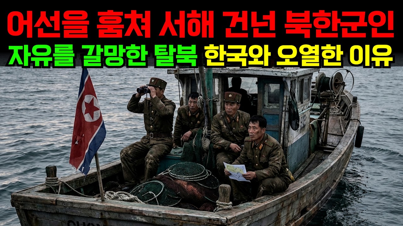 어선타고 서해 NLL 넘은 북한 군인 I 굶주림과 억압을 못견뎌 탈북
