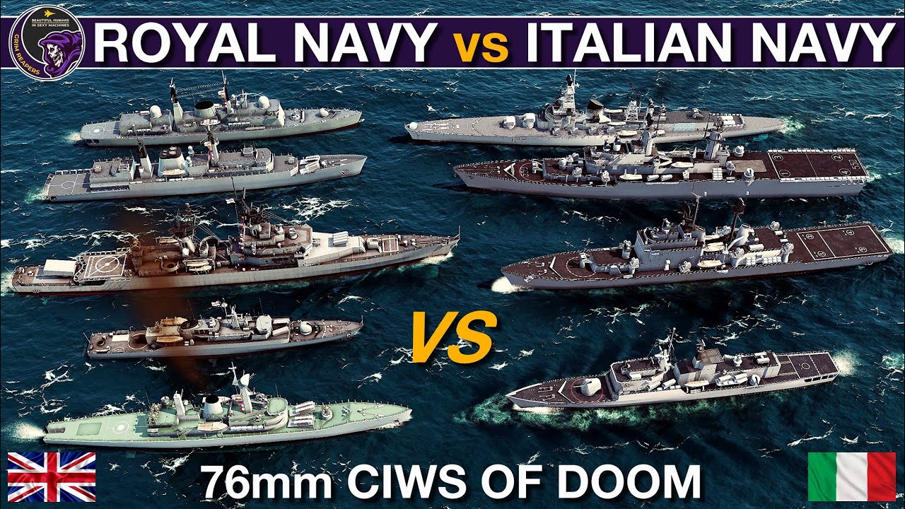 1970's British Royal Navy vs Italian Navy | Sea Power