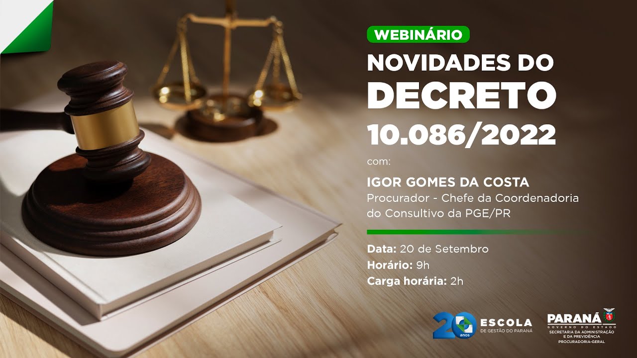 Novidades do Decreto 10.086/2022