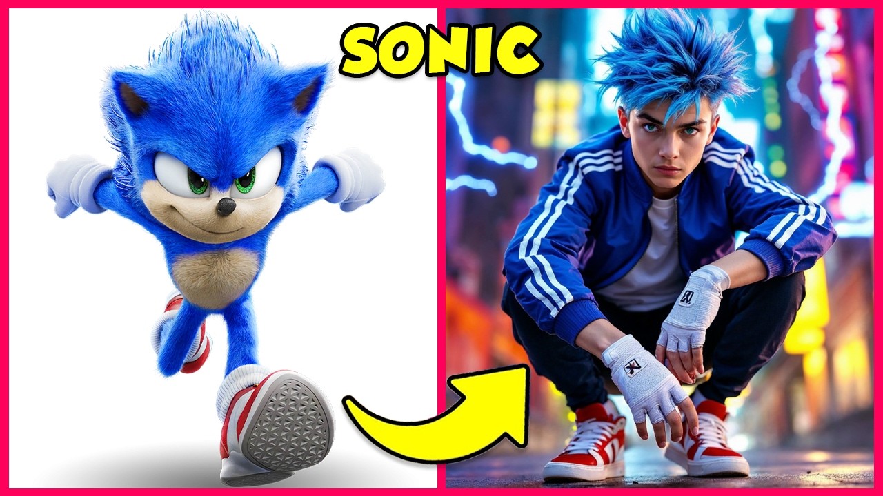 🦔 Персонажи Sonic The Hedgehog 3 в человеческом обличье + 🔊 Угадай персонажей Соника по голосу | ...