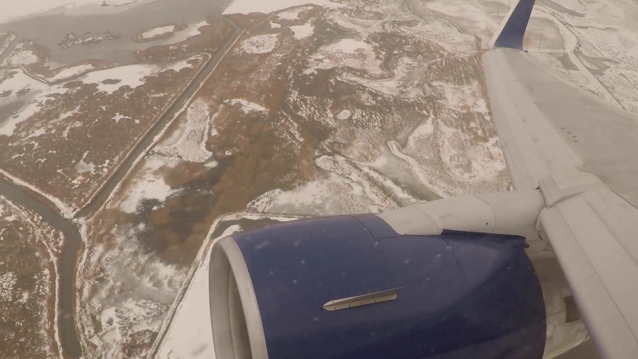 Delta 767-300ER Long Takeoff from Salt Lake City in Low Visibility