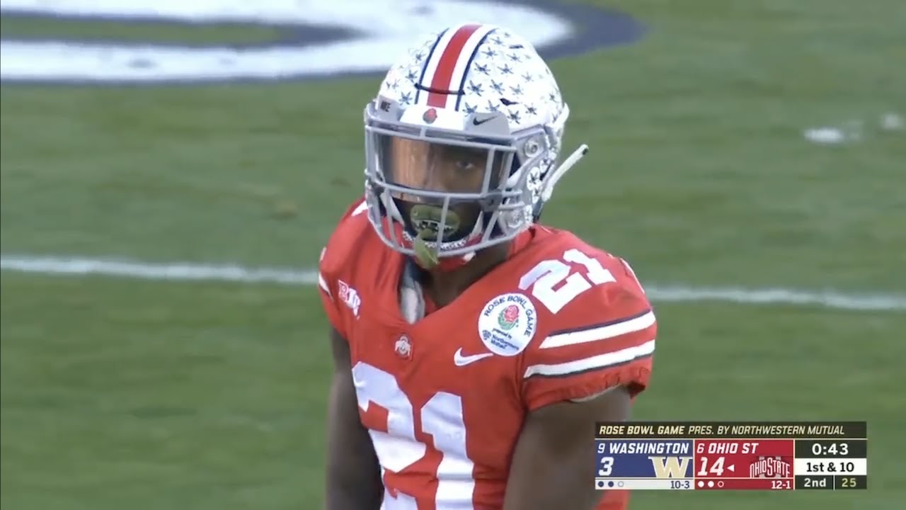 Parris Campbell (Ohio State WR #21) Vs. Washington 2019