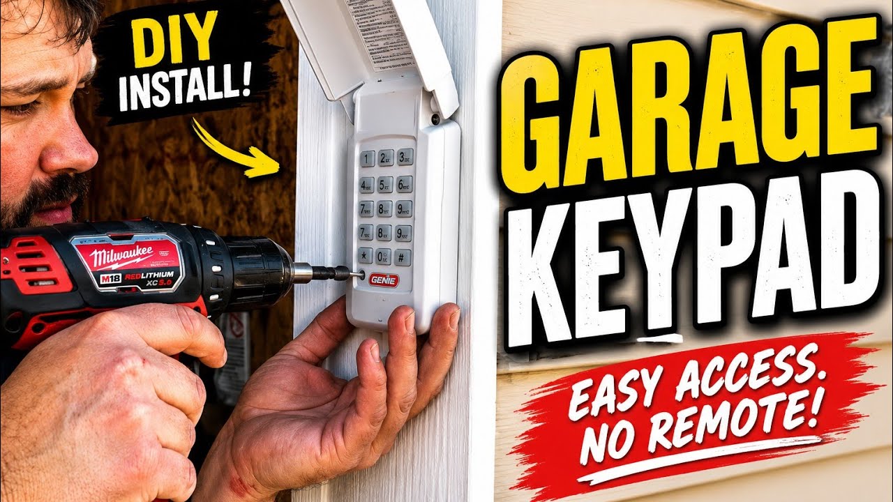 How to install a genie wireless keypad