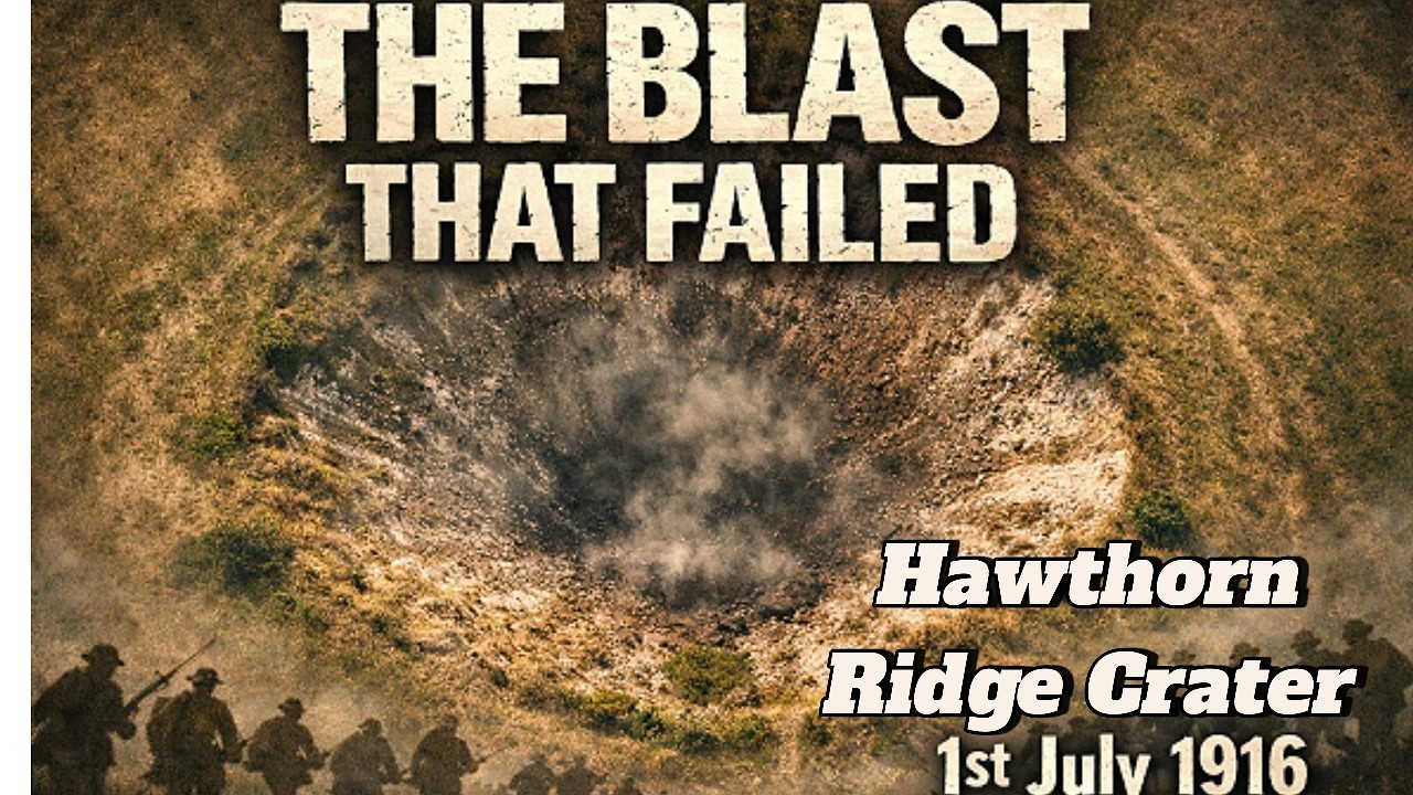 The Explosion That Failed – Hawthorn Ridge, 1st July 1916#westernfront #ww1 #dronevideo #somme
