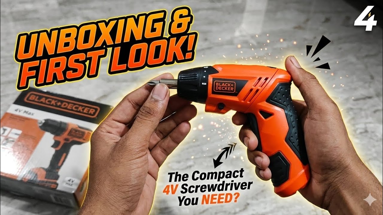 Unboxing and review of Black and Decker KC4815 coreless screwdriver 