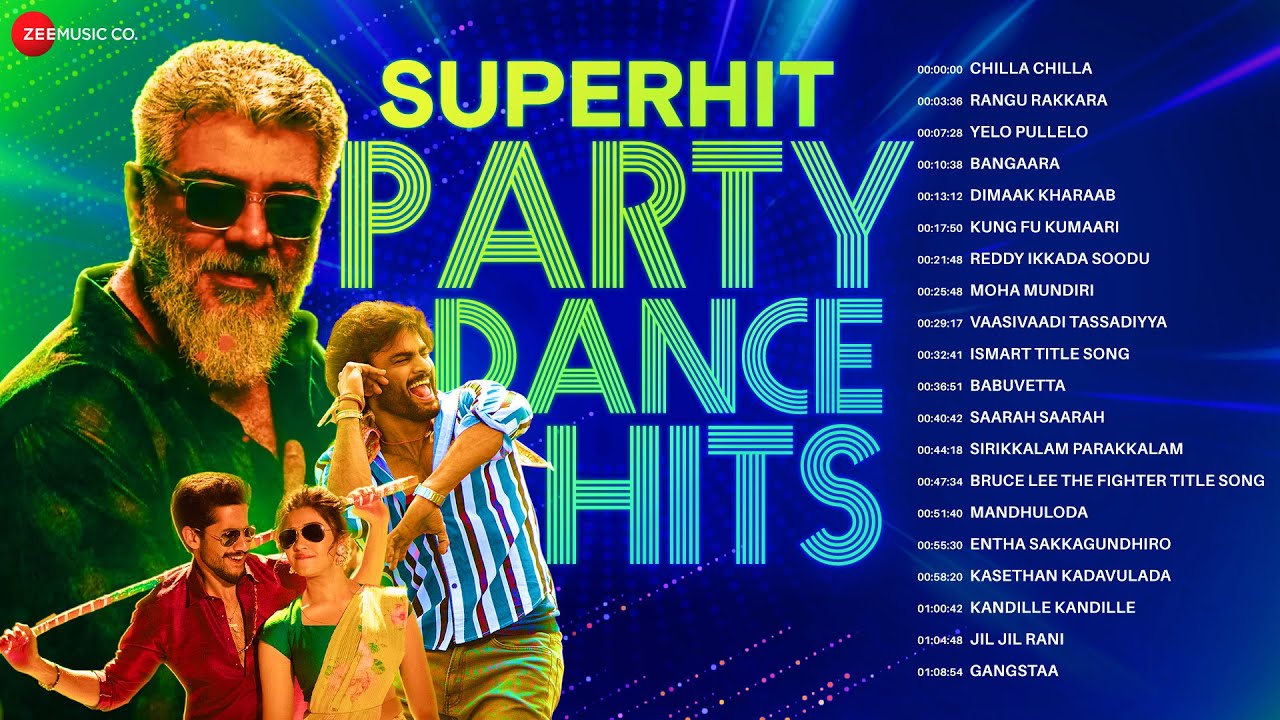 Superhit Party Dance Hits | Chilla Chilla, Rangu Rakkara, Dimaak Kharaab &More | Happy New Year 2025