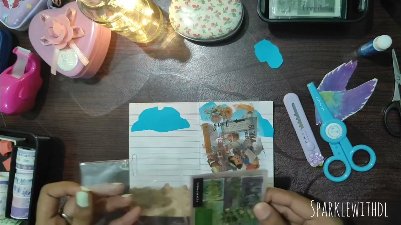 Journaling with me 🧚&zwj;♀️🦄🌌#journalspread #journal #journalingkit#inkarto &lrm;@SparklewithDL