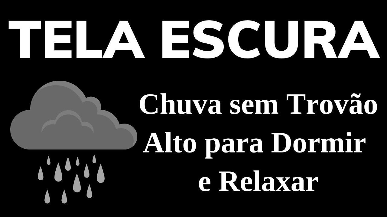 Som de Chuva para Dormir e Relaxar, Aliviar problemas de sono com Chuva forte no telhado