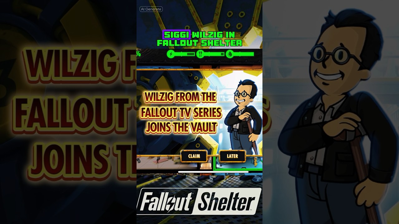 Getting Siggi Wilzig from the Fallout TV Show #gaming #fallout #falloutshelter #shorts #games #fyp