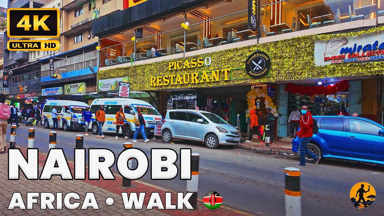 Nairobi City Morning Rush 🇰🇪 | Busy, Fast & Chaotic Street Life in 4K