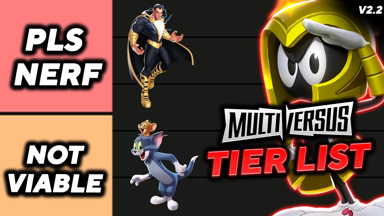 *NEW* SEASON 2 MULTIVERSUS TIER LIST! | Multiversus 1v1's