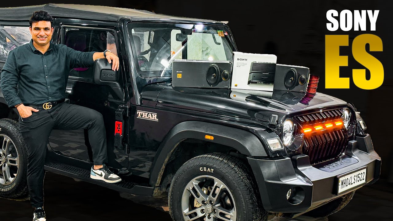 ALL THAR OWNERS MUST WATCH!! ESSENTIAL SOUND UPGRADE FOR THAR with SONY ES | 📞7977662321