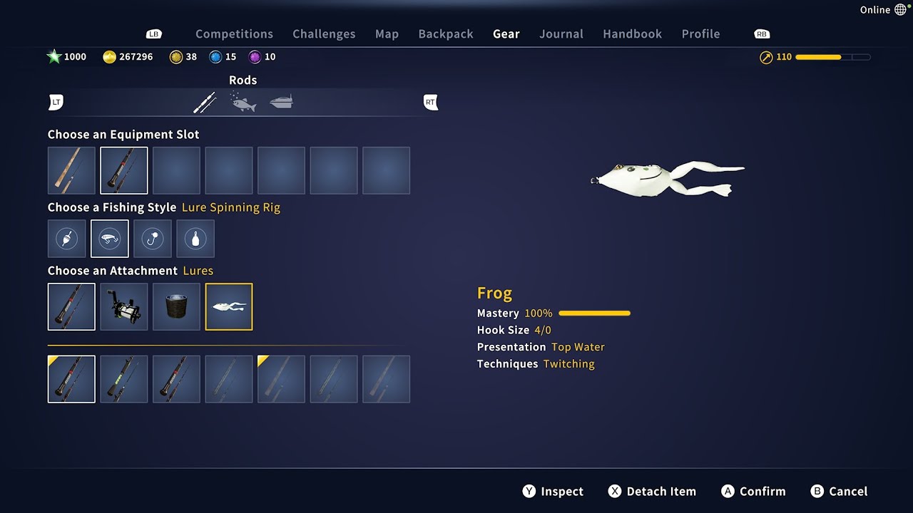 10/29/25 Japan Legendary Fish Amemasu Map Bait Call of the Wild Angler COTW 