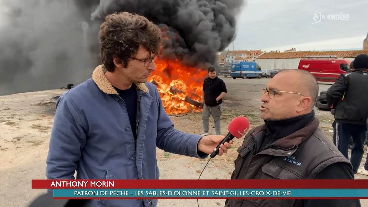 Carburant : les pêcheurs bloquent le port des Sables-d'Olonne