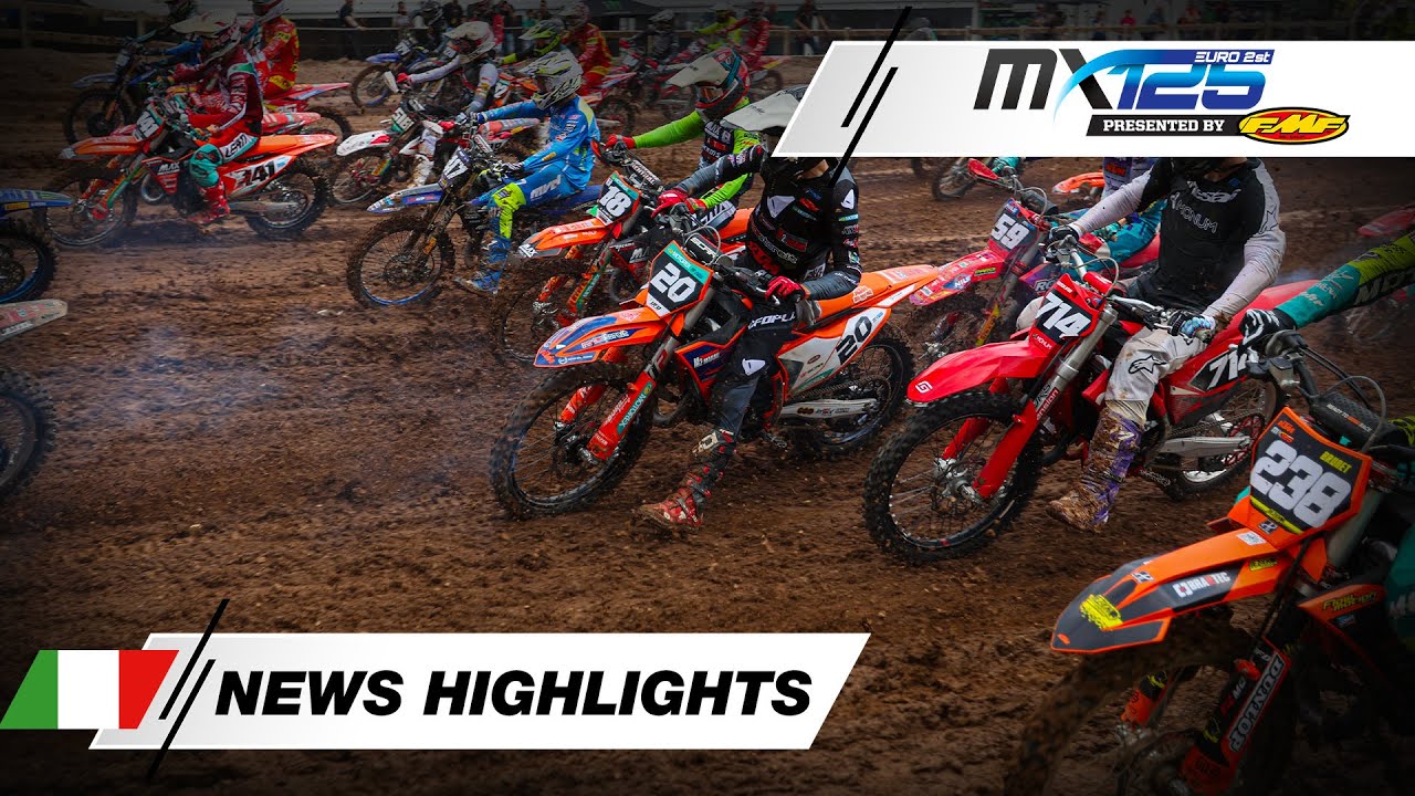 News Highlights | EMX125 Presented by FMF Racing Race 2 | MXGP of Italy 2024 #MXGP #Motocross