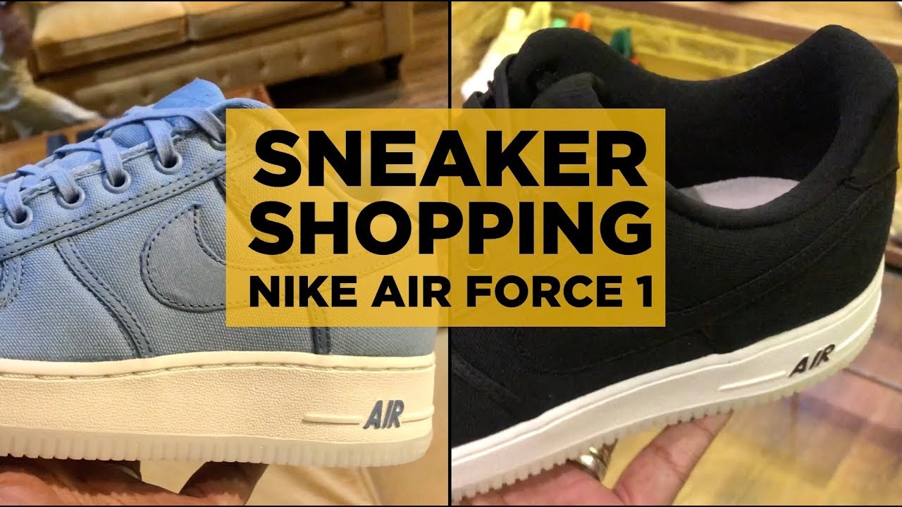 SNEAKER SHOPPING FOR MY FIRST NIKE AIR FORCE 1
