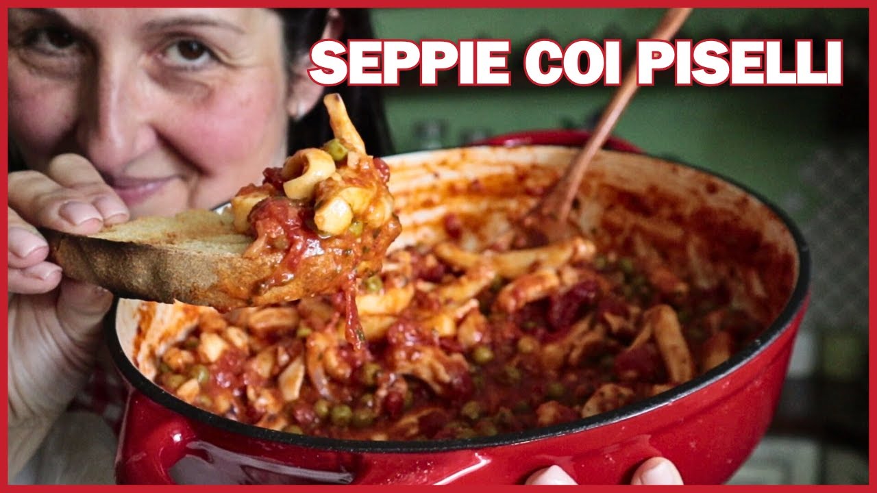 Le SEPPIE  coi piselli PIù MORBIDE che tu possa fare