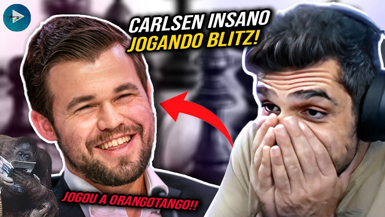 GM Krikor reage a MAGNUS CARLSEN jogando ABERTURA ORANGOTANGO contra GM de 3000 DE RATING!!!