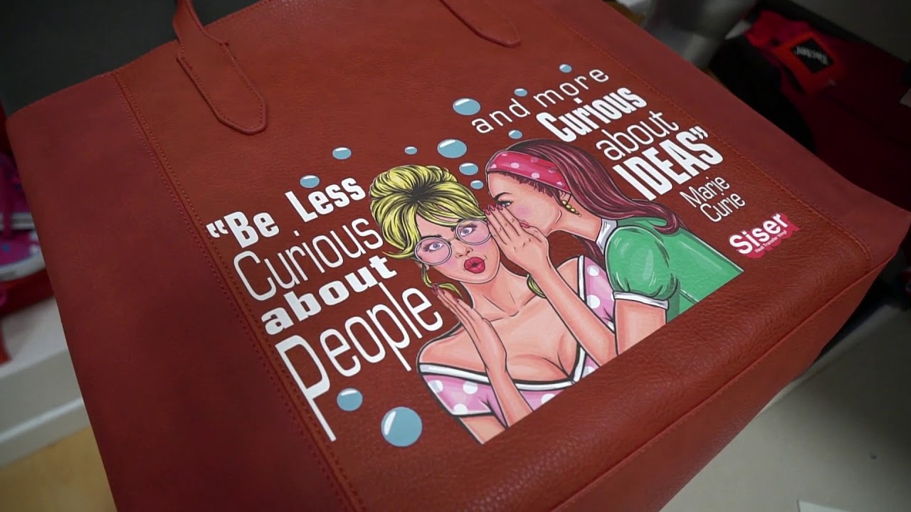 Colorprint Extra on leather bag!