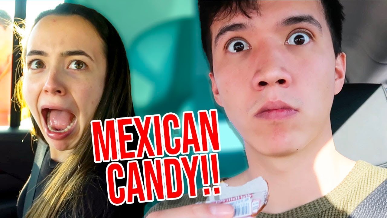 TRYING MEXICAN CANDY!! (SECRET BIRTHDAY VACATION REVEAL!)