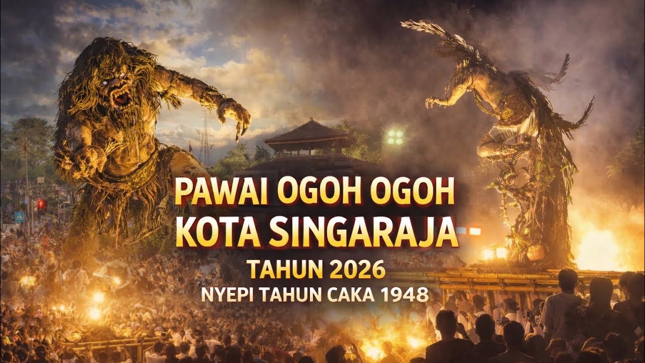 Pawai OGOH OGOH kota SINGARAJA tahun 2026