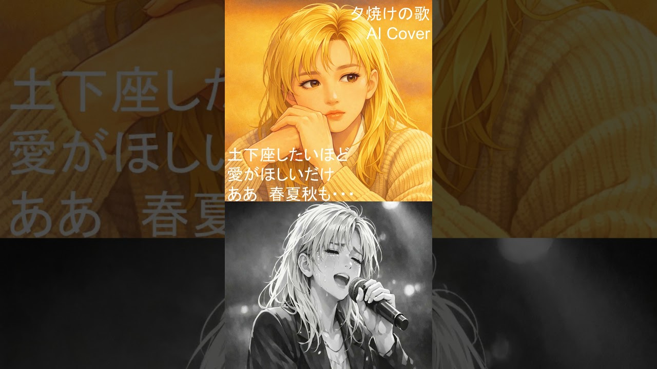 夕焼けの歌（近藤真彦）AI Cover Hard Rock Woman Vocal Arrange