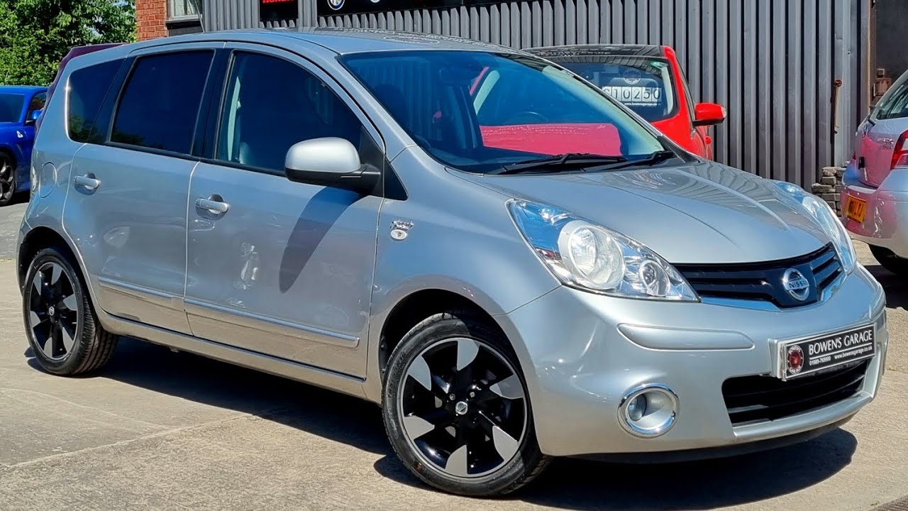 2013 (63) Nissan Note N-Tec Plus 5Dr in Blade Silver. 38k Miles. 5 Services. £20 Tax. Sat Nav. £4990