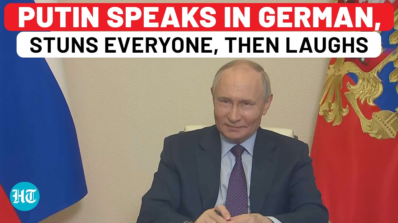 On Cam: Putin Speaks In German In Meeting, Stuns Everyone, Then Laughs - Watch What Happened| Russia