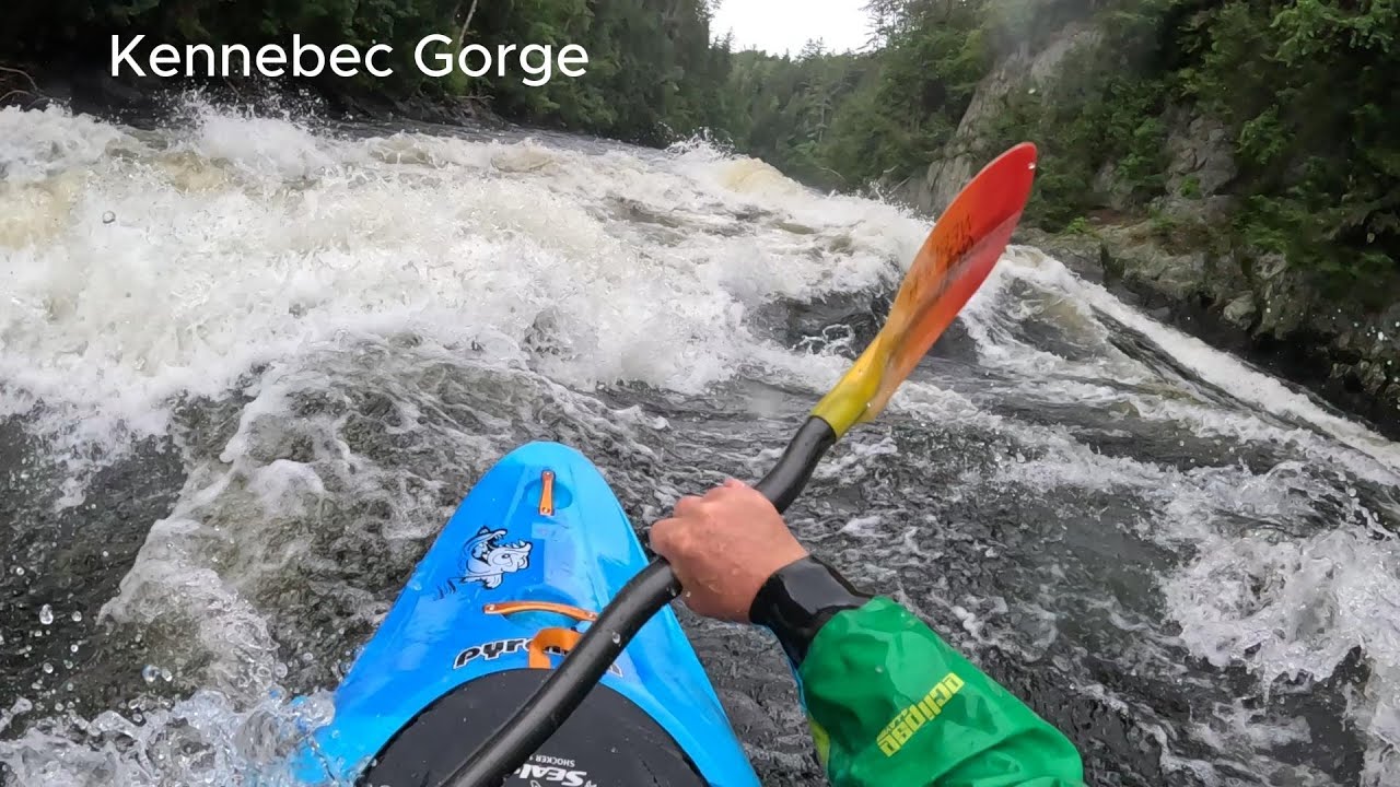 Kennebec Gorge Whitewater Kayaking 2023 5,000 cfs