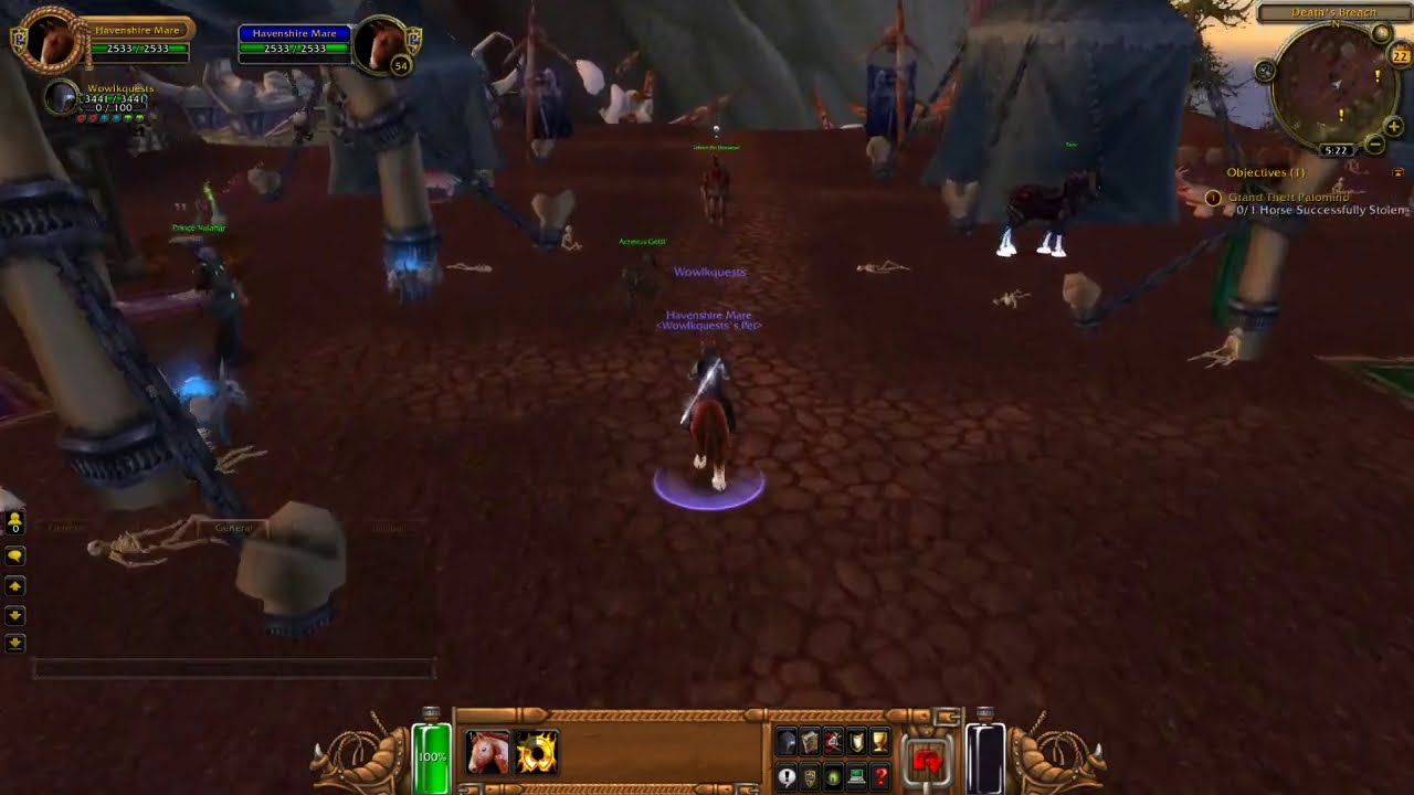 Grand Theft Palomino - Quest DK WoW LK 3.3.5