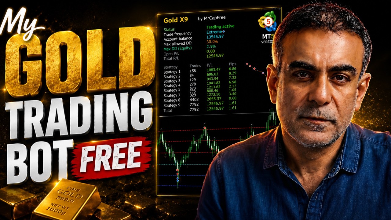 My Personal GOLD Trading BOT... For FREE!