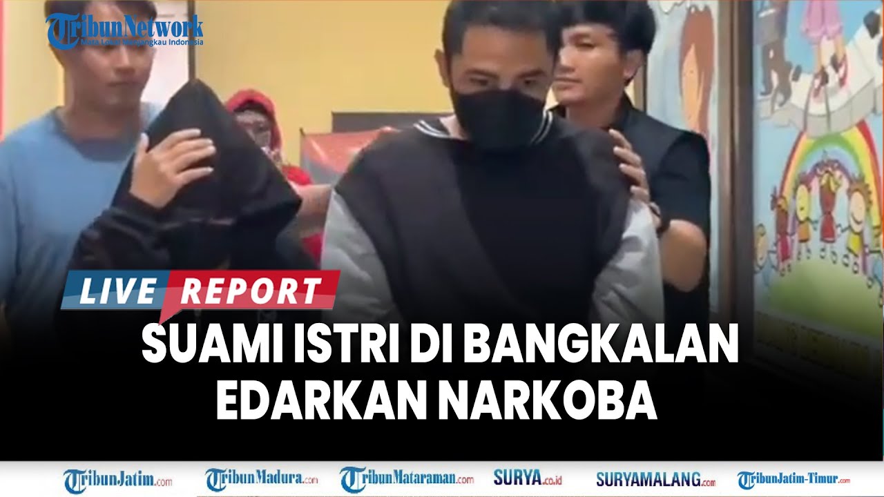 🔴 SUAMI ISTRI EDARKAN NARKOBA DI BANGKALAN, Terciduk Pesta Sabu Saat Digerebek di Kamar