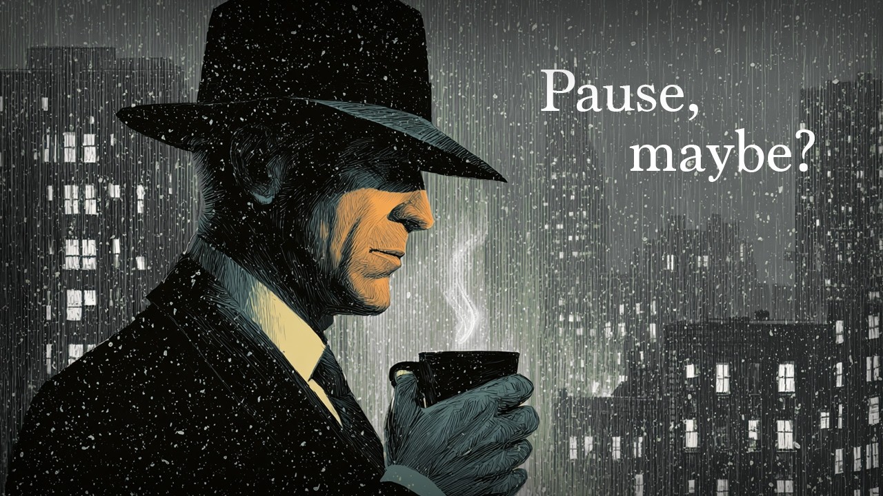 A Quiet Sip in the Snow.| Retro Jazz