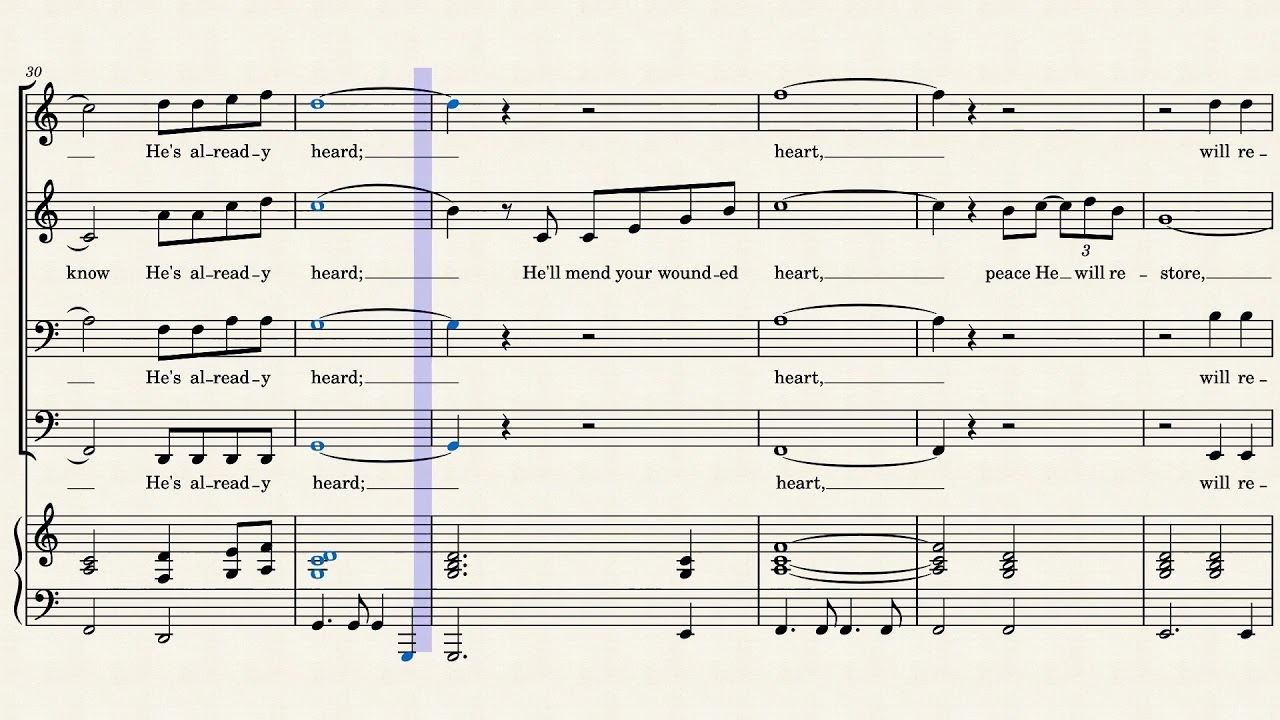 That's what grace is for - SATB