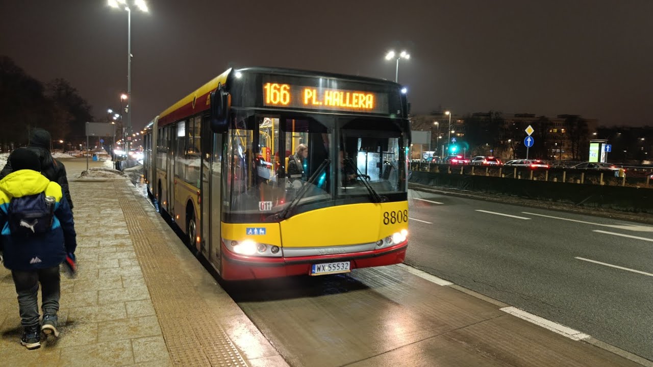 Solaris Urbino 18 III #8808 [🚍 166] MZA Warszawa