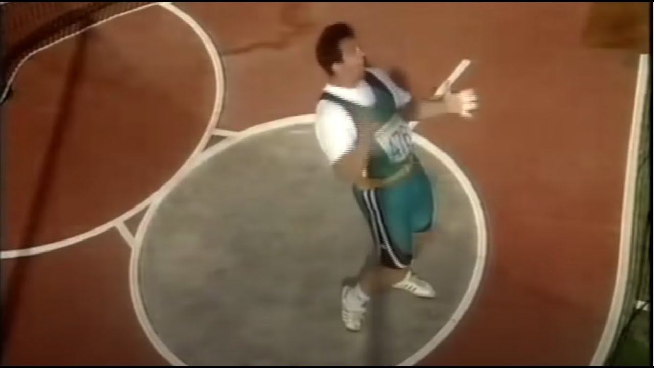 Hammer throw 1992 OLY final swedish comentary