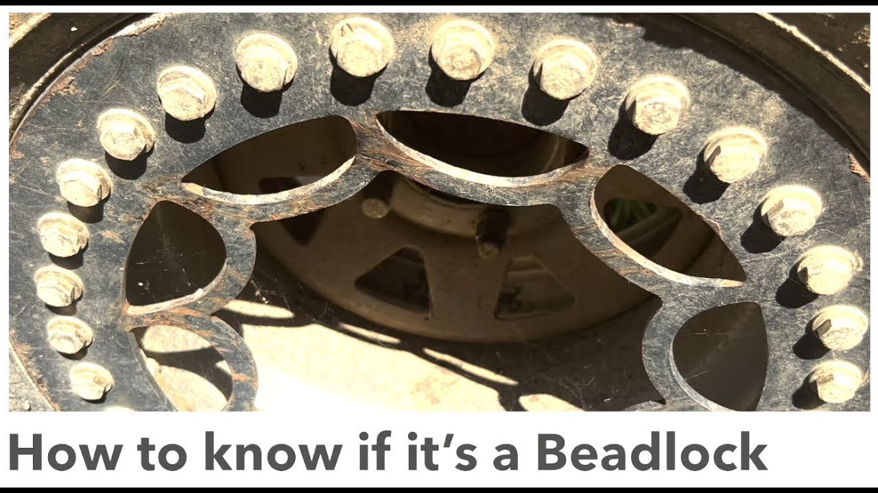 How to know if a wheel is a REAL Beadlock Wheel or not, just by looking at it.